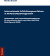 Buchcover Internationale Schlichtungsverfahren in Wirtschaftsstreitigkeiten
