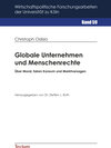 Buchcover Globale Unternehmen und Menschenrechte