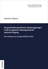 Buchcover Die geschlechterspezifischen Quotenregelungen in der Europäischen Aktiengesellschaft