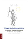 Buchcover Trilogie der Rechtsgeschichte