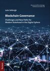 Buchcover Blockchain Governance
