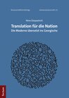 Buchcover Translation für die Nation