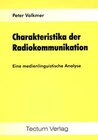 Buchcover Charakteristika der Radiokommunikation