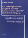Buchcover Der einfachgesetzliche Ausgleich zwischen kommunaler und privater Wirtschaftsbetätigung