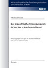 Buchcover Der argentinische Finanzausgleich