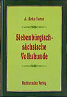 Buchcover Siebenbürgisch-sächsische Volkskunde