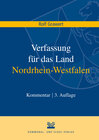 Buchcover Verfassung für das Land Nordrhein-Westfalen