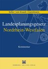 Buchcover Landesplanungsgesetz Nordrhein-Westfalen