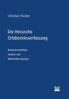 Buchcover Die Hessische Ortsbezirksverfassung