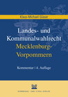 Buchcover Landes- und Kommunalwahlrecht Mecklenburg-Vorpommern