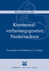 Buchcover Kommunalverfassungsgesetze Niedersachsen (NKomVG)