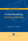 Buchcover Gemeindeordnung Schleswig-Holstein