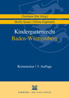 Buchcover Kindergartenrecht Baden-Württemberg