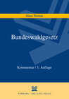 Buchcover Bundeswaldgesetz