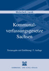 Buchcover Kommunalverfassungsgesetze Sachsen