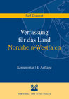Buchcover Verfassung für das Land Nordrhein-Westfalen