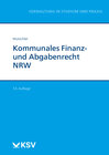Buchcover Kommunales Finanz- und Abgabenrecht NRW