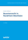 Buchcover Beamtenrecht in Nordrhein-Westfalen