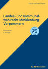 Buchcover Landes- und Kommunalwahlrecht Mecklenburg-Vorpommern