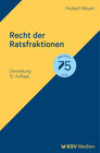 Buchcover Recht der Ratsfraktionen