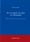 Buchcover Der vertragliche Ausschluss von Abhängigkeit