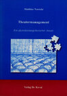 Buchcover Theatermanagement