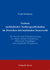 Buchcover Verluste ausländischer Tochtergesellschaften im deutschen internationalen Steuerrecht