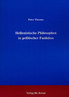 Buchcover Hellenistische Philosophen in politischer Funktion