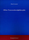 Buchcover Offene Transzendentalphilosophie