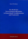 Buchcover Das Recht der Verwertungsgesellschaften in Deutschland, Grossbritannien und Frankreich