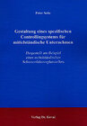 Buchcover Gestaltung eines spezifischen Controllingsystems für mittelständische Unternehmen