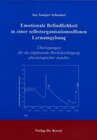 Buchcover Emotionale Befindlichkeit in einer selbstorganisationsoffenen Lernumgebung