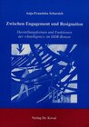 Buchcover Zwischen Engagement und Resignation