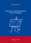 Buchcover Vorhersage von Rechenschwäche in der Grundschule