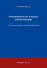 Buchcover Rumäniendeutsche Literatur und die Diktatur