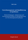 Buchcover Umweltmanagement und Qualifizierung in Speditionen