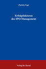 Buchcover Erfolgsfaktoren des IPO-Managements