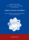 Buchcover Studien zu Sprache und Religion