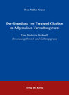 Buchcover Der Grundsatz von Treu und Glauben im Allgemeinen Verwaltungsrecht