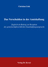 Buchcover Das Verschulden in der Amtshaftung