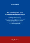 Buchcover Der Sanierungsplan nach § 13 Bundes-Bodenschutzgesetz