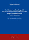 Buchcover Der Einfluss von Familienpolitik und intergenerativem Einstellungswandel auf geschlechtsspezifische Partnerwahlmuster