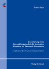 Buchcover Generierung eines Entwicklungsmodells für innovative Produkte im Electronic Commerce
