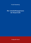 Buchcover Der Amtshaftungsprozess im Steuerrecht