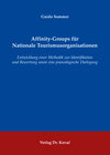 Buchcover Affinity-Groups für Nationale Tourismusorganisationen