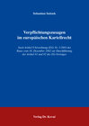 Buchcover Verpflichtungszusagen im europäischen Kartellrecht