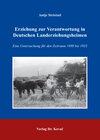 Buchcover Erziehung zur Verantwortung in Deutschen Landerziehungsheimen