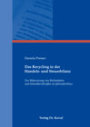Buchcover Das Recycling in der Handels- und Steuerbilanz
