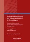 Buchcover Nominale Wortbildung des Indogermanischen in Grundzügen
