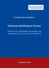 Buchcover Insolvenzanfechtung in Europa